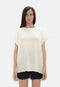 Muscat  - Bold Shoulder Tee - Powder